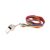 10x Regenboog gay pride kleuren keycord/koordjes met fluitje – Regenboogvlag LHBT accessoires