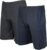 2-Pack Donnay Ess. joggingshort Roy – Sportshort – maat M – Charcoal/Deep blue marl (588)