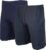 2-Pack Donnay Ess. joggingshort Roy – Sportshort – maat XXL – Navy/Deep blue marl (587)