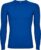 2 Pack Kobalt Blauw thermisch sportshirt met raglanmouwen naadloos model Prime maat M-L