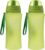 2x Groene bidon drinkflessen/waterflessen 480 ml- Sportfles/sportbidon met sportdop – Herbruikbare drinkbeker/drinkbus voor school/werk/sporten