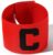 Aanvoerdersband Captainsband – C – Captain Aanvoerder Band – Rood – Senior | voetbal – Hockey – Volleybal – Honkbal | Heble