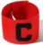 Aanvoerdersband Captainsband – C – Captain Aanvoerder Band – Voetbal Hockey – Rood – Senior