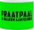 Aanvoerdersband – Praatpaal – Groen – XL