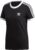 adidas 3-Stripes Tee ED7482, Vrouwen, Zwart, T-shirt, maat: 28