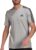 adidas adidas Essentials 3-stripes Sportshirt – Maat S – Mannen – grijs – zwart