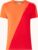 Adidas Performance 3-Stripes trainings T-shirt – Rood/Oranje – Maat 36