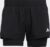 adidas Performance Pacer 3-Stripes Geweven Twee-in-Een Short – Dames – Zwart- S