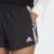 adidas Sportswear Essentials 3-Stripes Woven Short – Dames – Zwart- XL