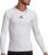 adidas Team Base Longsleeve Heren Sportshirt – Maat XXL – Mannen – Wit/Zwart