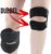 Allernieuwste 1x Dubbele Patellaband Kniepeesband ZWART – Patellabrace Kniebrace – Knieband Sport Fitness – Kniepijn Knieklachten – Elastische Verstelbare Kniebrace – ZWART