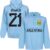 Argentinië Dybala 21 Team Hoodie – Lichtblauw – Kinderen – 116