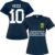 Argentinië Messi 10 Dames Team T-Shirt – Navy – S – 8