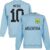 Argentinië Messi 10 Team Sweater – Lichtblauw – S