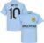 Argentinië Messi 10 Team T-Shirt – Lichtblauw – Kinderen – 140