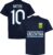 Argentinië Messi 10 Team T-Shirt – Navy – Kinderen – 140