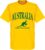 Australië Rugby T-Shirt – Geel – L