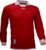 Avento Sportshirt Lange Mouw Senior Rood/wit Maat M/l