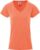 Basic V-hals t-shirt comfort colors oranje voor dames – Dameskleding t-shirt perzik oranje S (36/48)