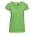 Basic V-hals t-shirt vintage washed lime voor dames – Dameskleding t-shirt groen XS (34/46)