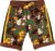 B’Chill jongens korte joggingbroek Mason aop Brown