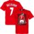 Beckham 7 Legend T-Shirt – Rood – S