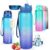 Bidon 1 Liter – Waterfles 1 liter – Bidon 1000ml – Drinfkles 1 Liter – Blauw Paars