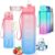 Bidon 1 Liter – Waterfles 1 liter – Bidon 1000ml – Drinfkles 1 Liter – Roze