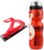 Bidon met Bidonhouder Set Fiets – Rood-Wit – Lichtgewicht Bidon (650 mL) + Houder – Mountainbike Fleshouder Antislip – Racefiets