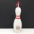 Bowling Bowlingpin bidon ‘Pin Sipper’ met rode opdruk ‘Happy birthday ‘ , met inhoud van 75 cl. en aparte drinkbuis met afsluitdop.