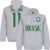 Brazilië Coutinho 11 Team Hooded Sweater – Grijs – Kinderen – 92/98