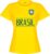 Brazilië Dames Team T-Shirt – Geel – S