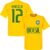 Brazilie Marcelo 12 Team T-Shirt – Geel – S