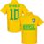 Brazilië Neymar JR 10 Team Polo – Geel – XL