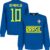 Brazilië Neymar JR 10 Team Sweater – Blauw – L