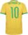 Brazilie Neymar Voetbalshirt – Volwassenen – L – Geel