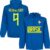 Brazilië Richarlison 9 Team Hoodie – Blauw – Kinderen – 128