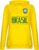 Brazilië Team Dames Hoodie – Geel – XL