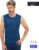 Brubeck 3D Pro Tanktop Heren – Naadloos Sportshirt voor Hardlopen en Inspannende Activiteiten – Donkerblauw L