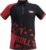 Bull’s Dartshirt Plain Black Red Polo Maat: L