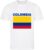 Colombia – T-shirt Wit – Voetbalshirt – Maat: 146/152 (L) – 11-12 jaar – Landen shirts