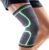 Compressie Knie Brace I Kniesteun I Kniebeschermer I Kniebandage I Knee Support I 1 Stuk I Zwart Groen I Maat L