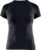 Craft Essential Vn Ss Sportshirt Dames – Black