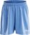 Craft Squad Short Solid Junior Sportbroek – Maat 122 – Unisex – blauw/wit Maat 122/128