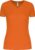 Damesportshirt ‘Proact’ met V-hals Fluorescent Orange – S