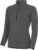 Damessportshirt ‘Cool 1/2 Zip Sweat’ Solid Charcoal/Black – XS