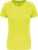 Damessportshirt ‘Proact’ met ronde hals Fluor Yellow – M