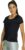 Dancer Dancewear® Dans top dames “Joy” | Sport shirt heren | Unisex | Volwassenen | Tactel | Zwart | Maat M