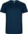 Donkerblauw unisex ECO sportshirt korte mouwen ‘Imola’ merk Roly maat L