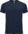 Donkerblauw unisex sportshirt korte mouwen Bahrain merk Roly maat L